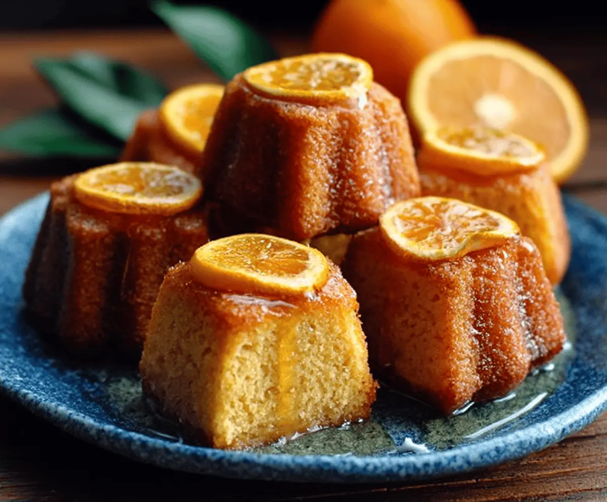 Easy Orange Ginger Honey Cakes