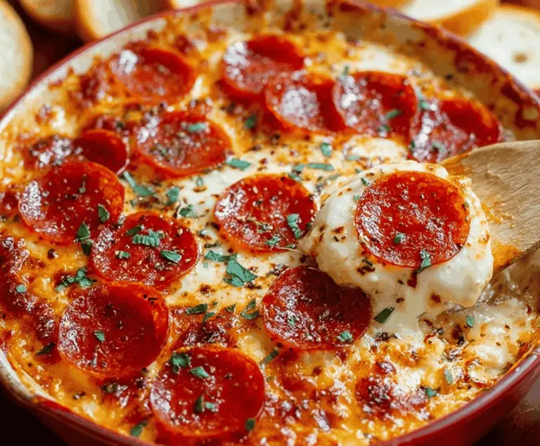 Pizza dip with cream cheese