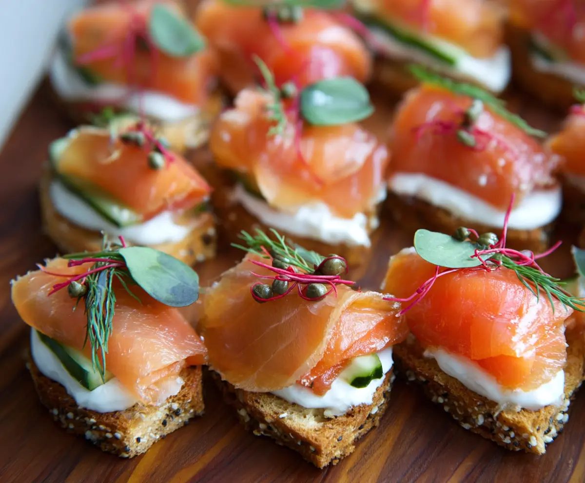 Easy Smoked Salmon Appetizer Recipe