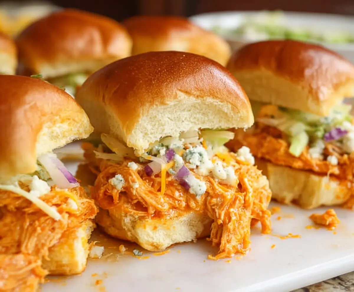 Easy Buffalo Chicken Sliders Recipe