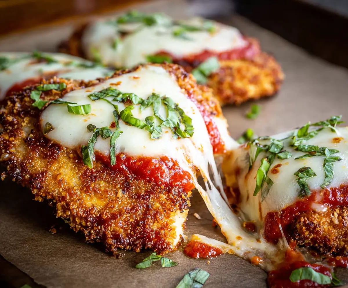 Crispy Chicken Parmigiana Recipe