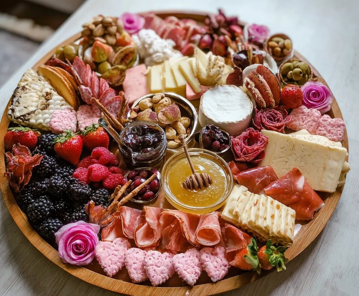 Easy Galentine’s Day Charcuterie Board