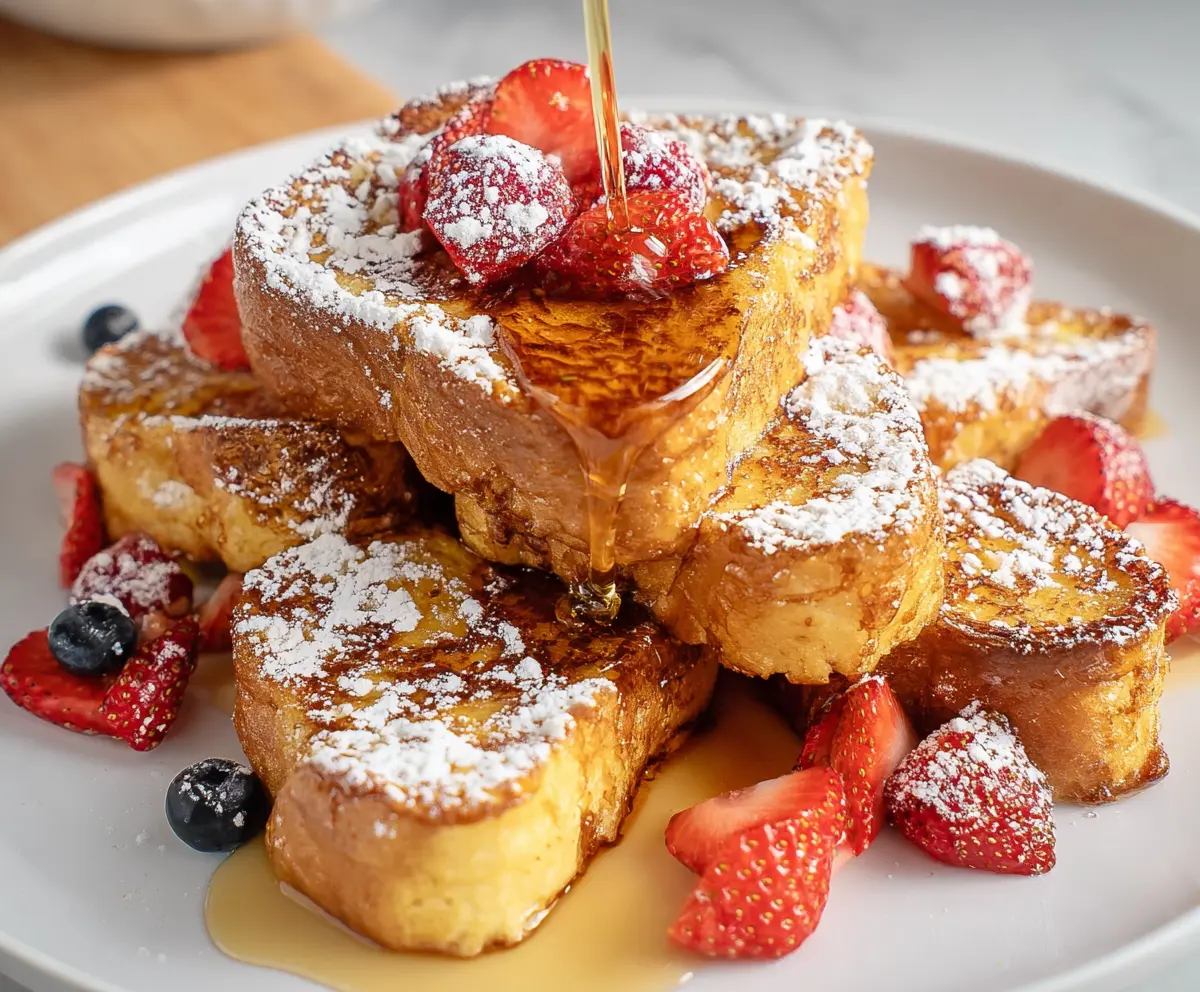 Easy Hawaiian Roll French Toast