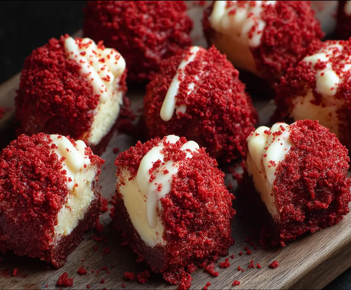 Red Velvet Cheesecake Bites Recipe