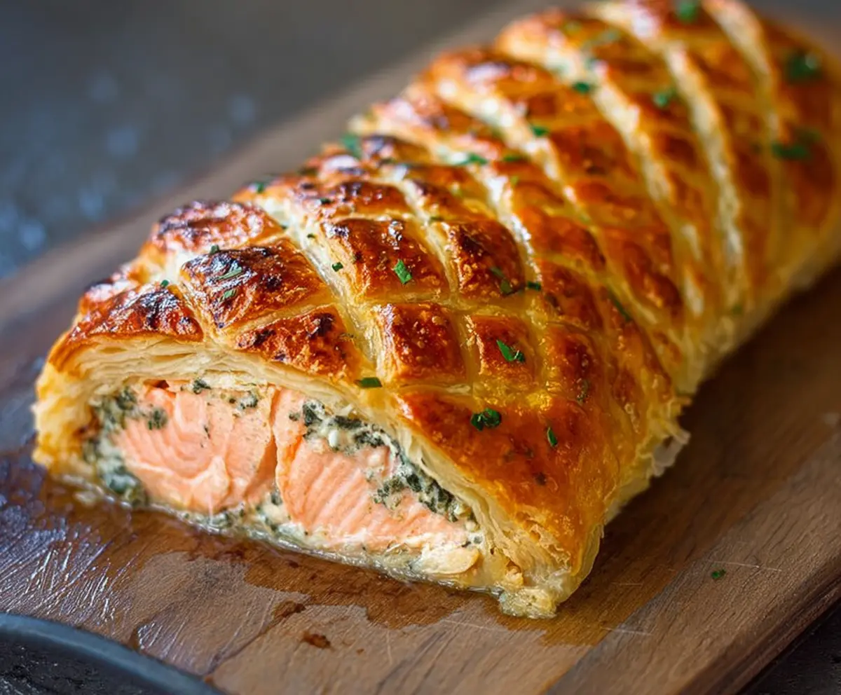 Easy Salmon Wellington Recipe