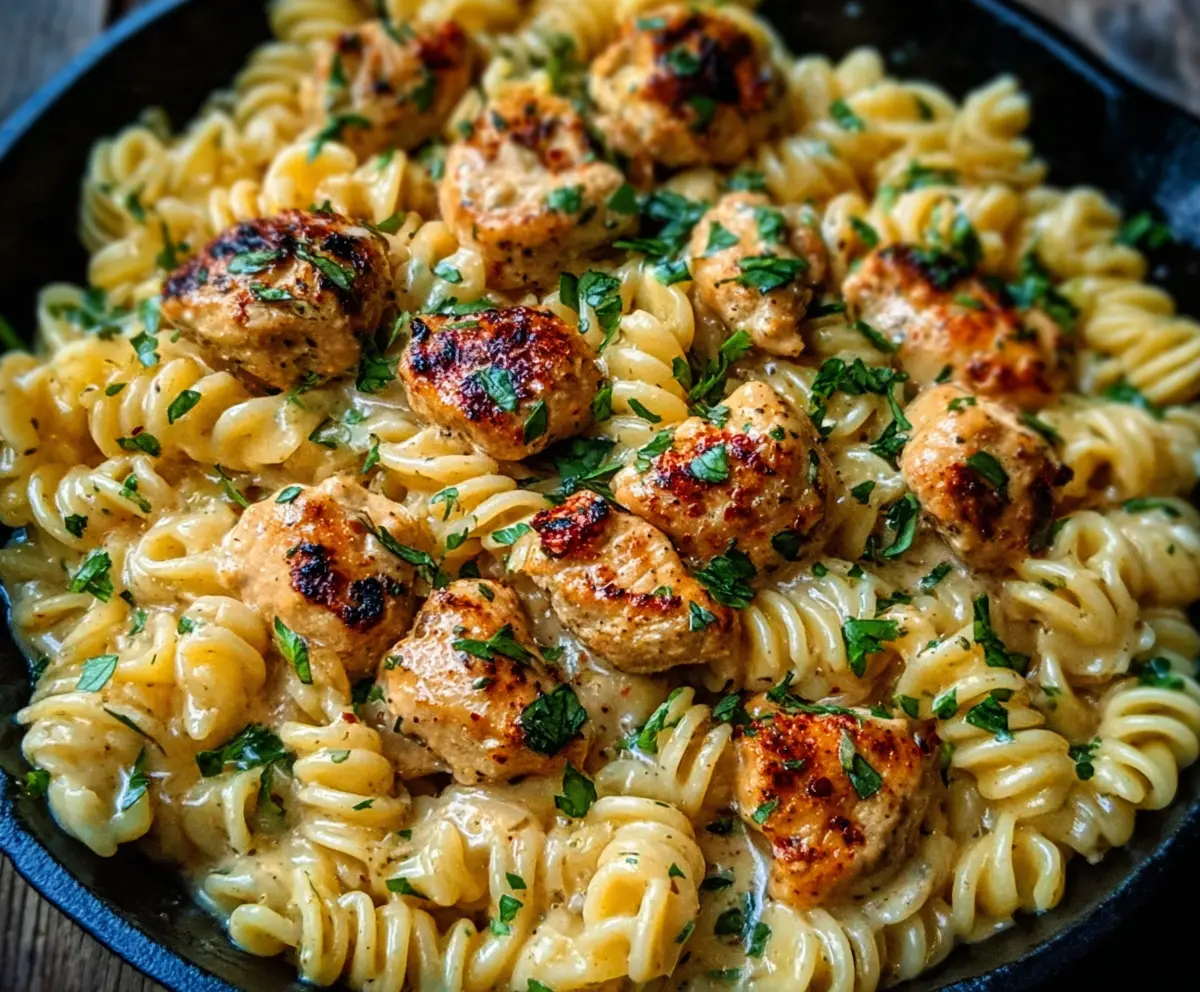 Smoky Garlic Butter Chicken Pasta