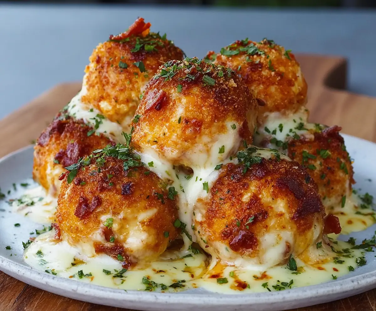 Easy Buffalo Chicken Bacon Bombs