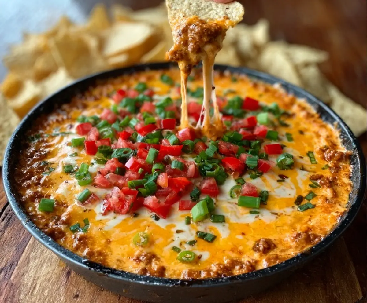 Easy Bold Cheesy Texas Trash Dip