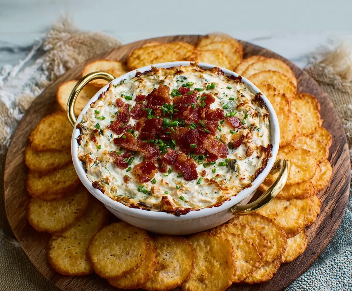 Caramelized Onion and Bacon Dip