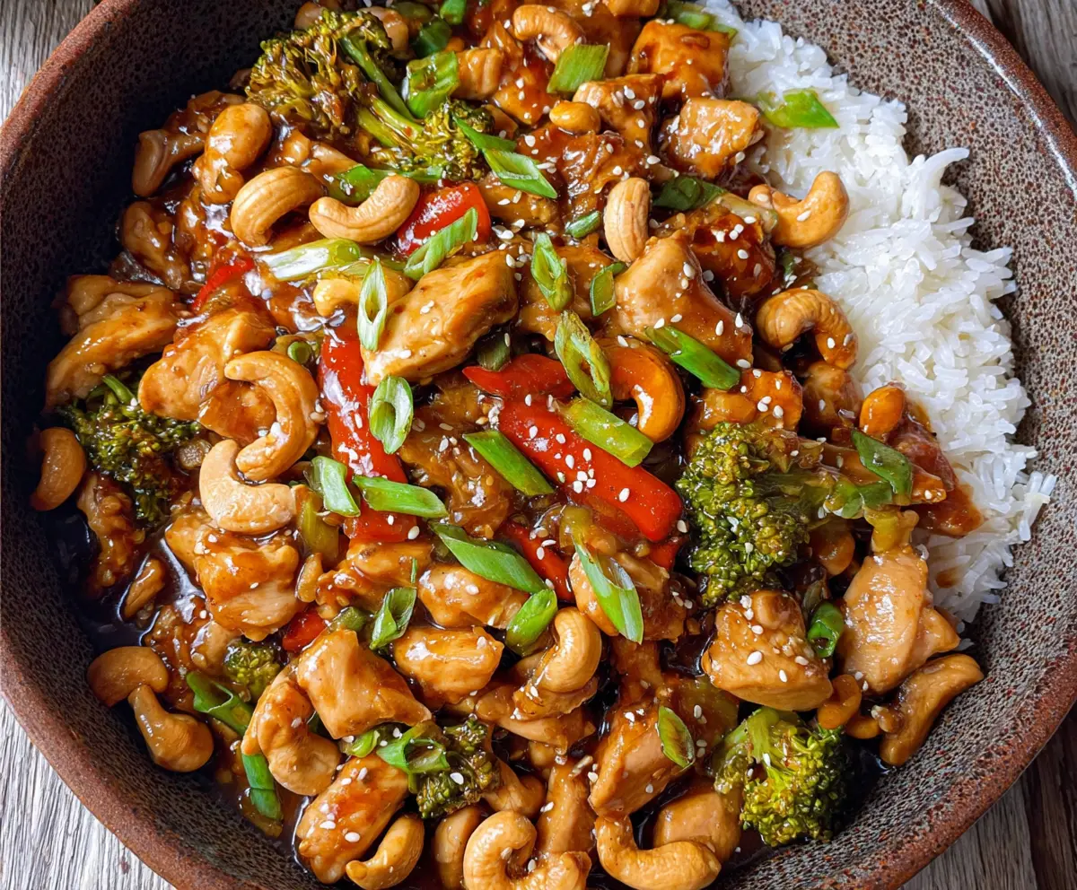 Easy Cashew Chicken Recipe