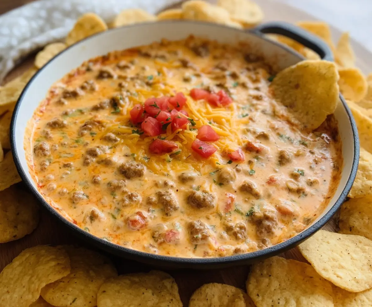 Cheesy Sausage Rotel Dip Recipe