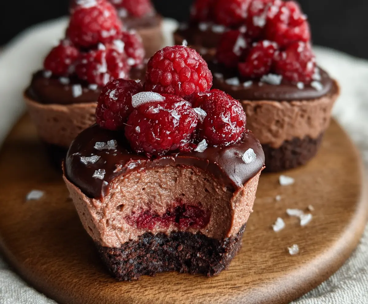 Easy Chocolate Raspberry Mousse Cups