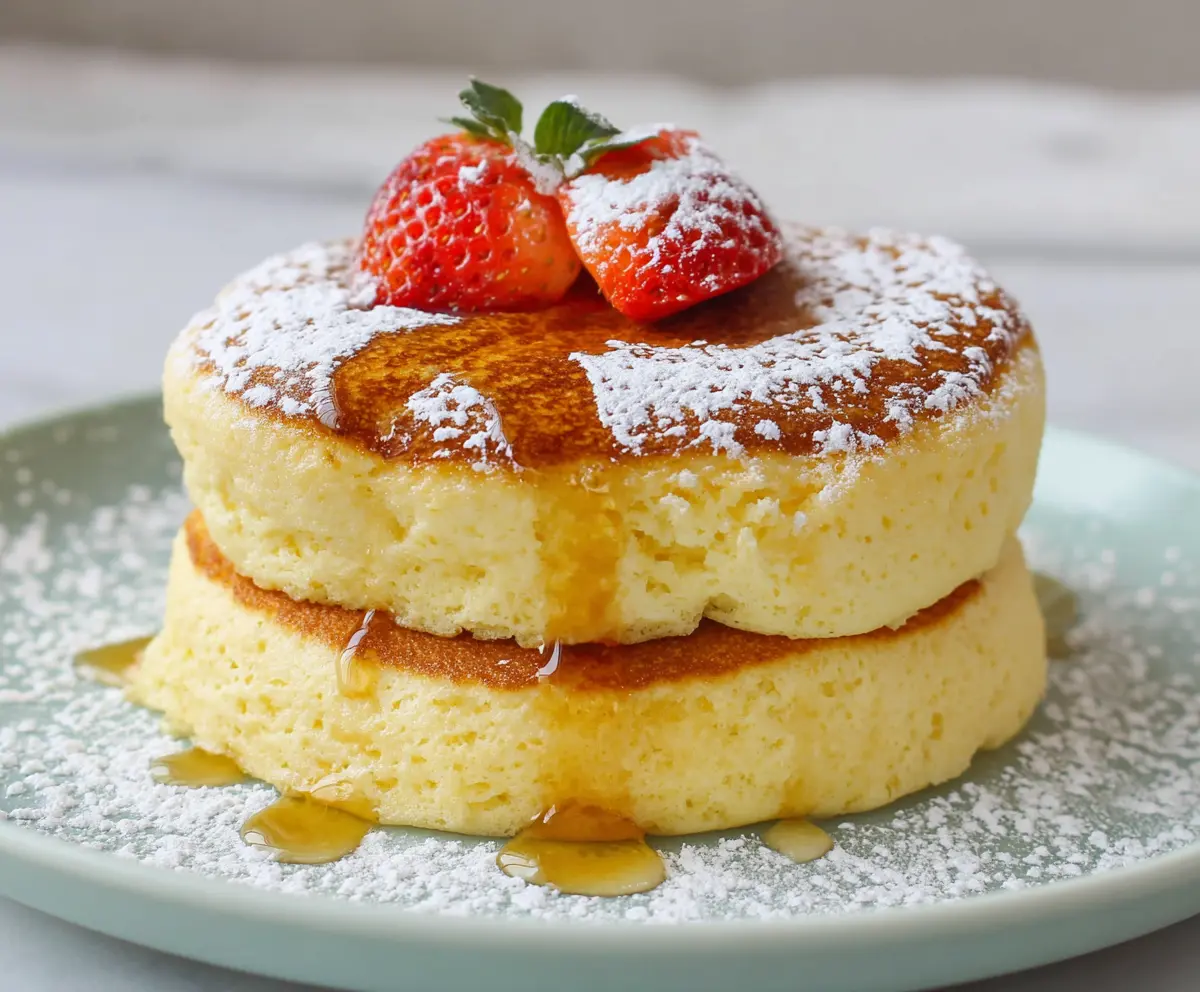 Fluffy Japanese Soufflé Pancakes Recipe