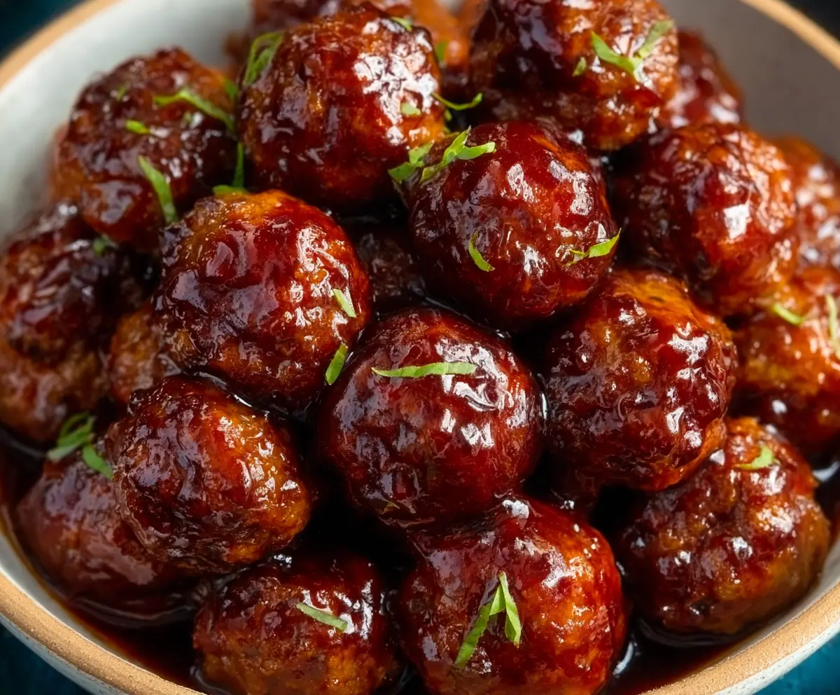Easy Grape Jelly Meatballs Recipe