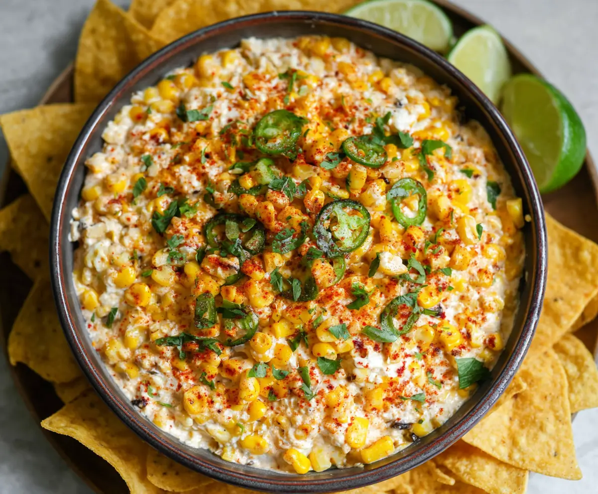 Easy Mexican Street Corn Dip Recipe