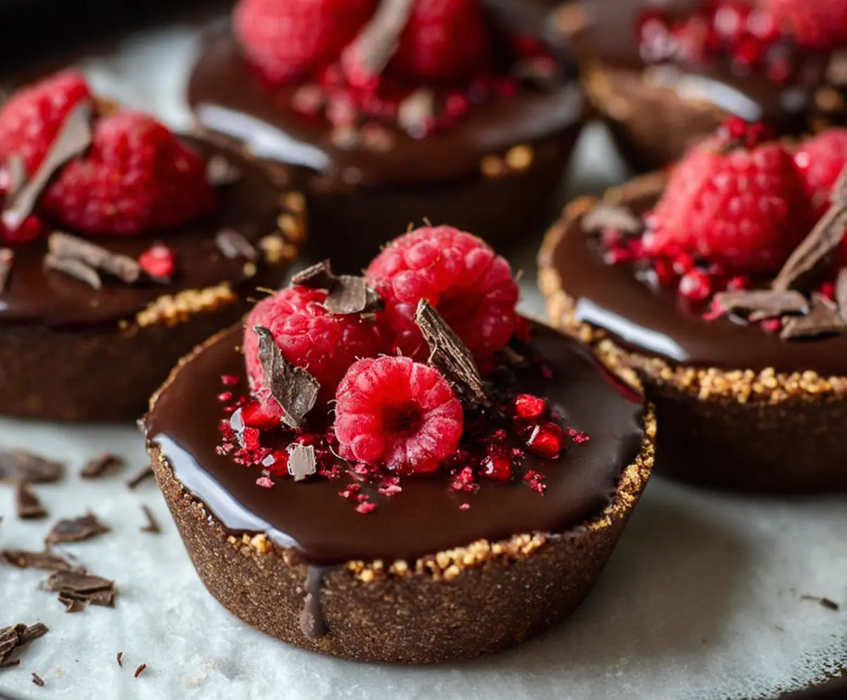 Easy Mini Chocolate Ganache Tarts