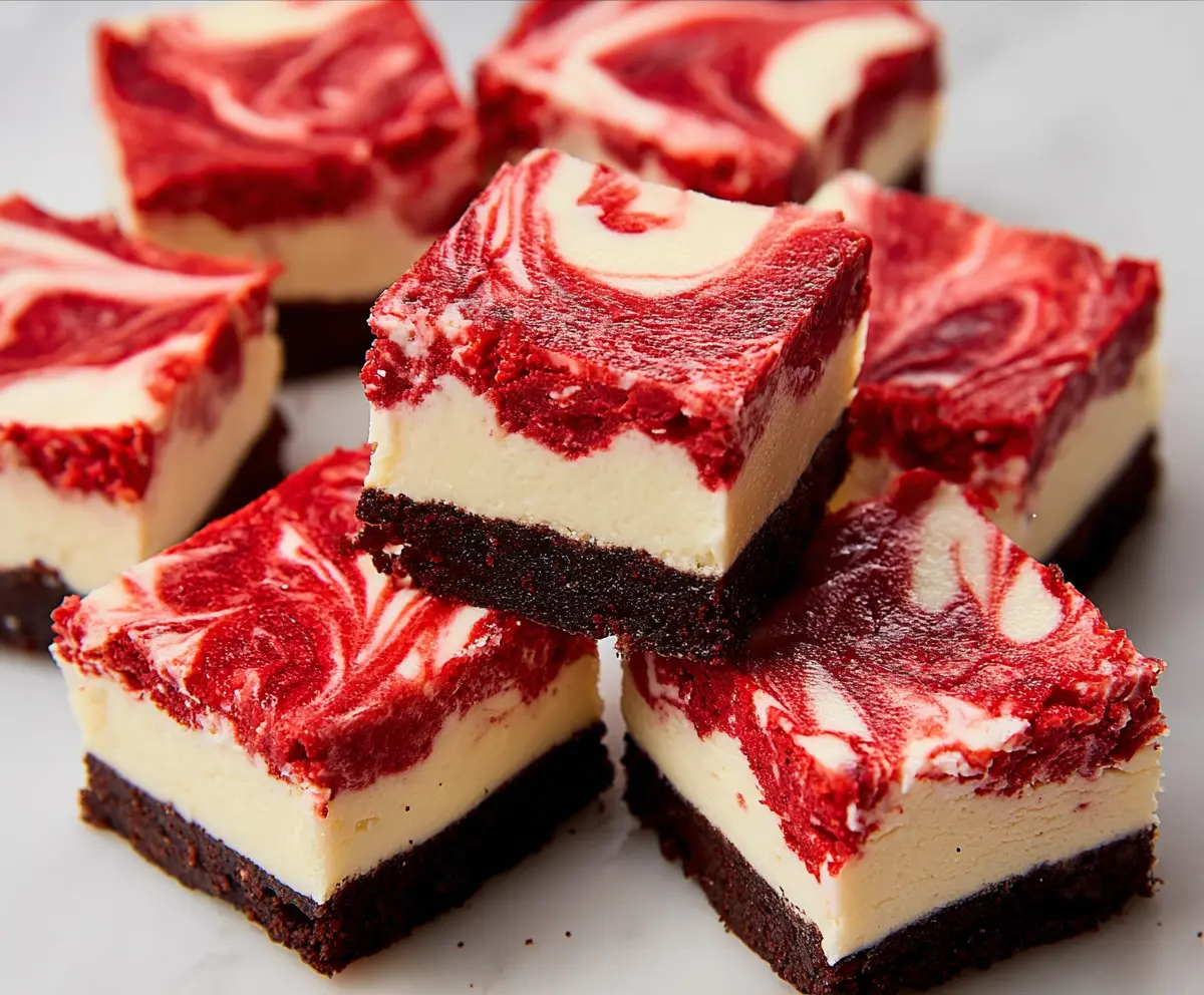 Easy Red Velvet Cheesecake Bars