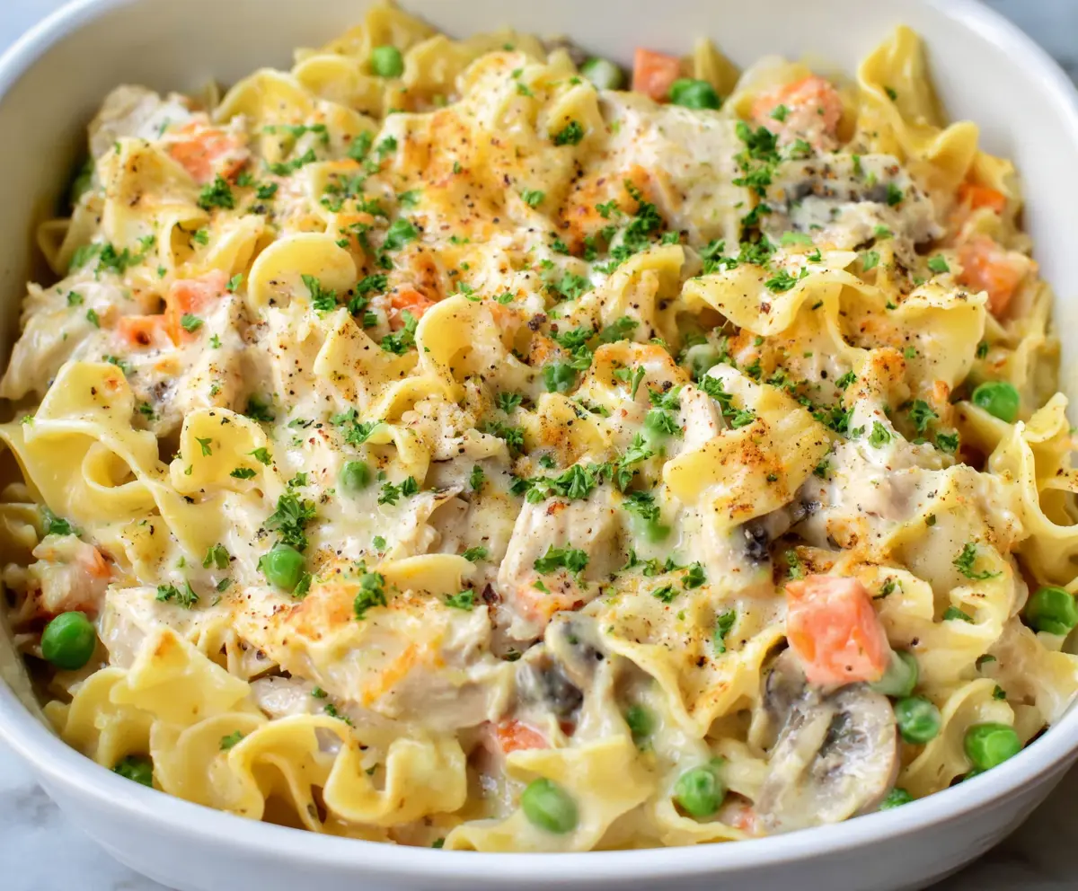 Creamy Chicken Noodle Casserole Recipe