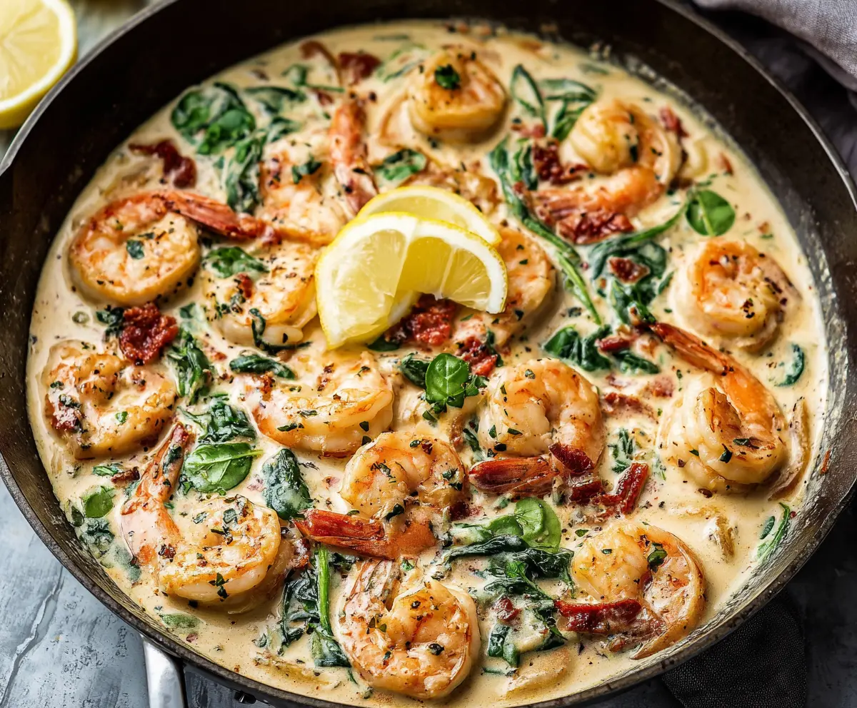 Creamy Tuscan Shrimp Recipe
