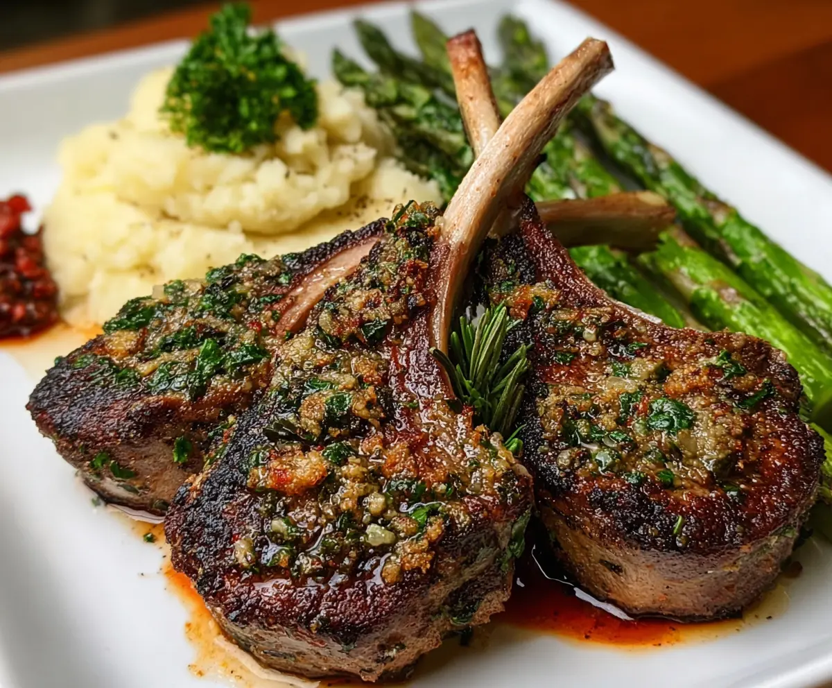 Garlic Herb Lamb Chops Recipe