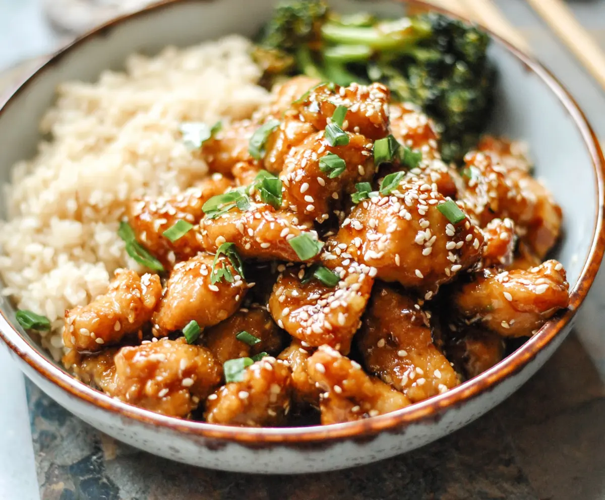 Quick Healthy Sesame Chicken