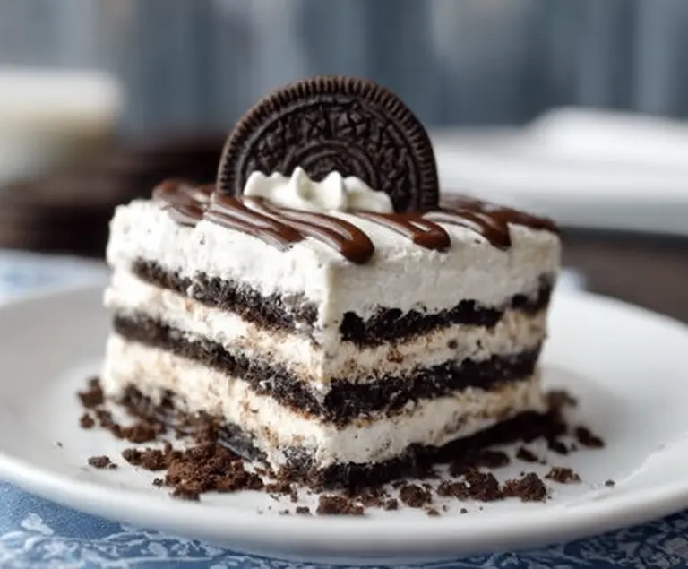 No Bake Oreo Icebox Cake