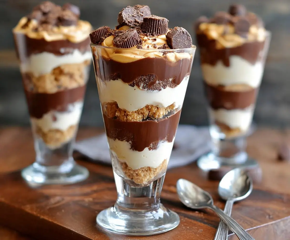 Easy Peanut Butter Cup Parfaits