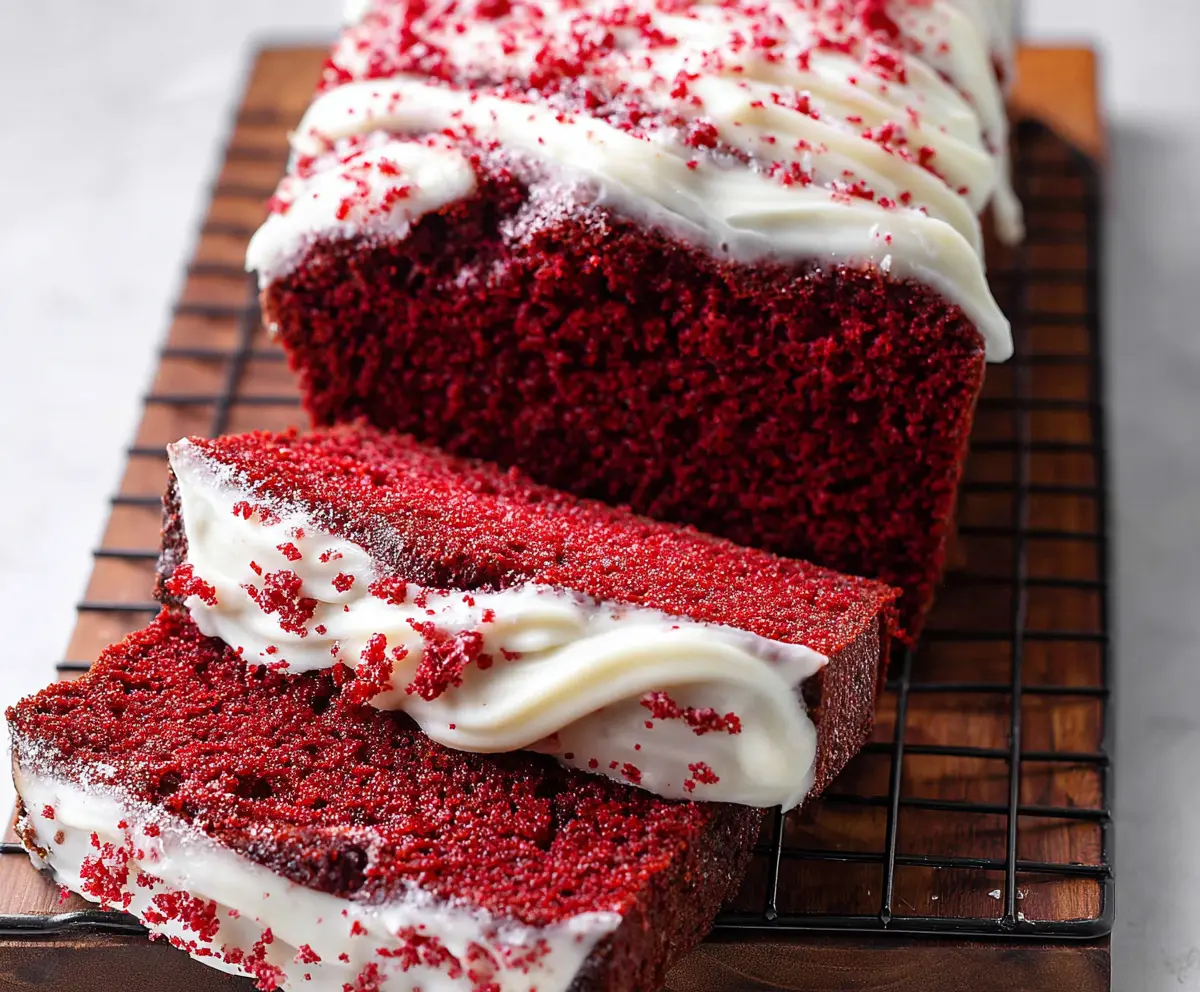 Easy Red Velvet Loaf Cake