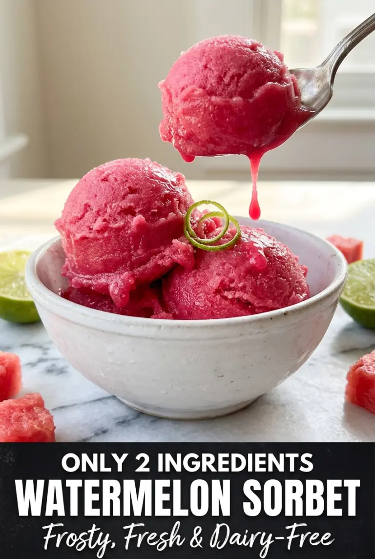 2-Ingredient Watermelon Sorbet