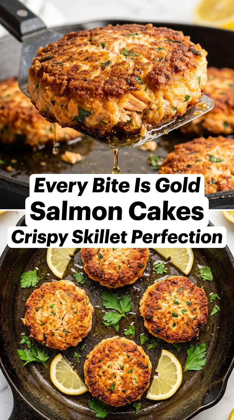 Crispy Canned Salmon Cakes golden crispy tender