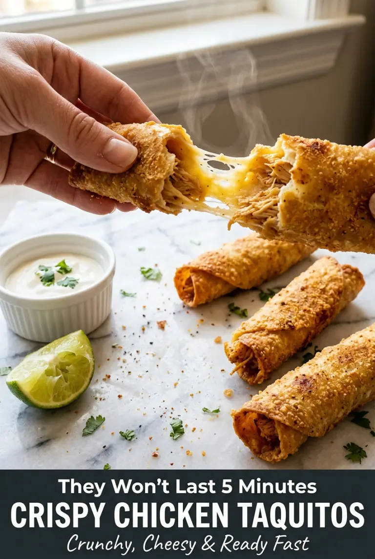 Crispy Chicken Taquitos