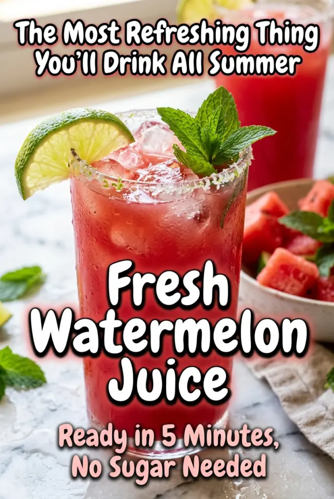 Fresh Watermelon Juice