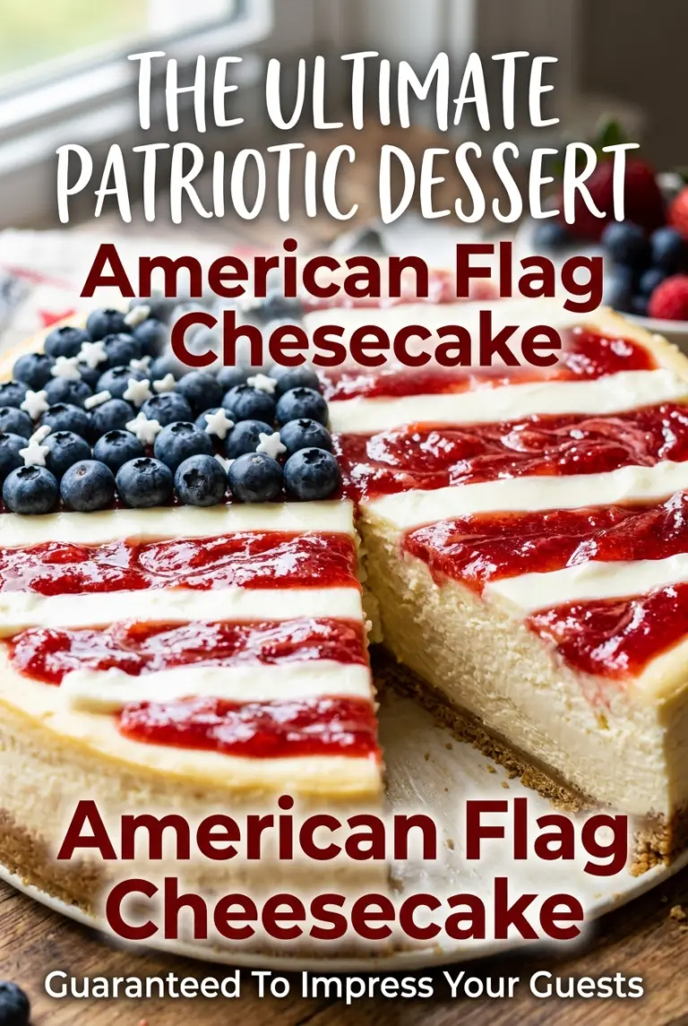 American Flag Cheesecake