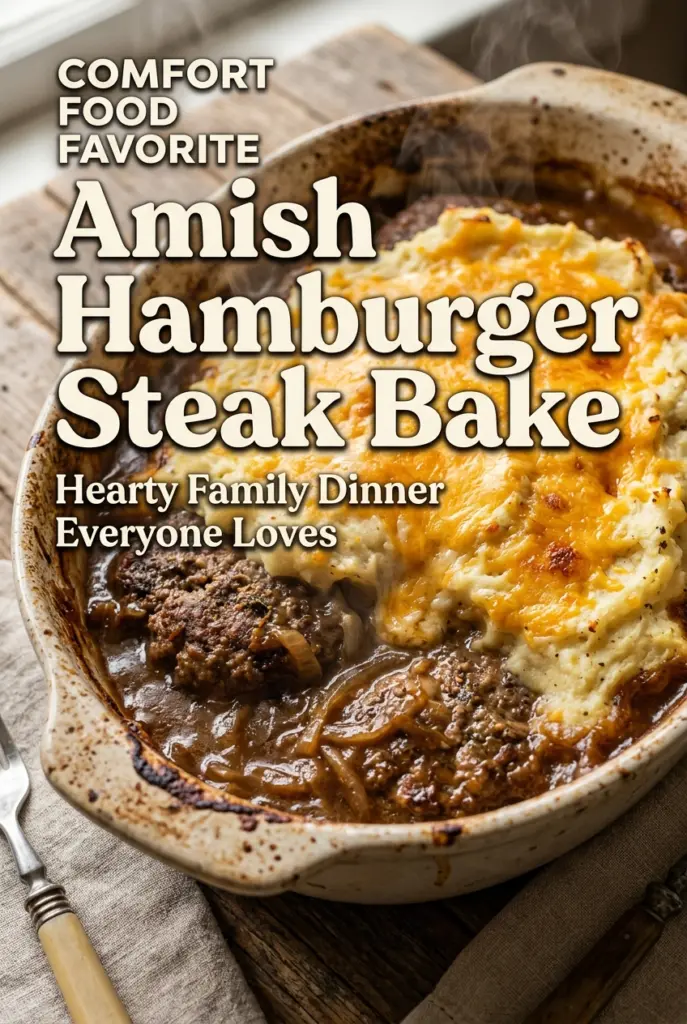 Amish Hamburger Steak Bake