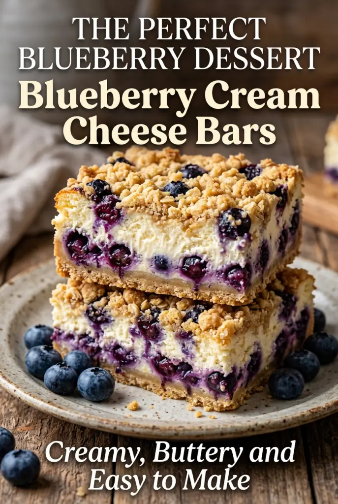 Blueberry Cream Cheese Bars