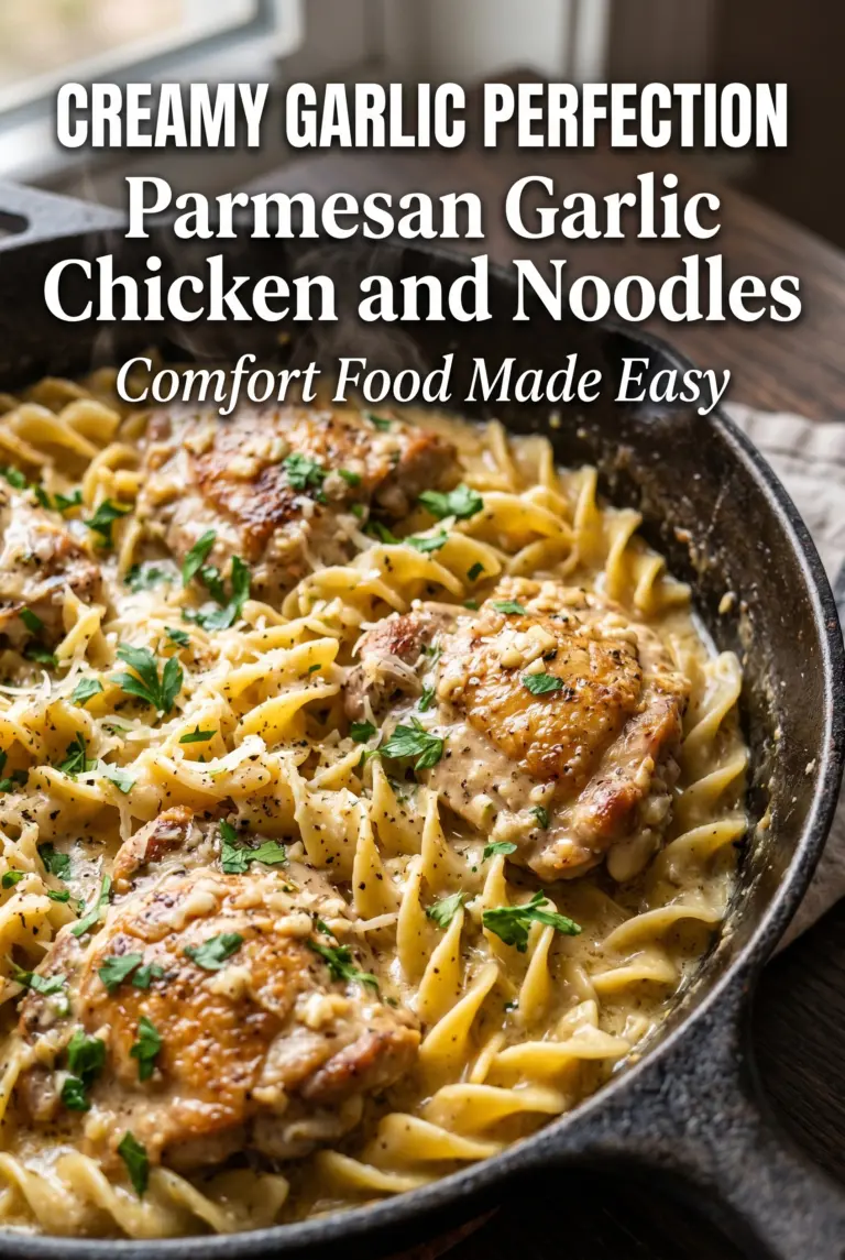 Parmesan Garlic Chicken and Noodles