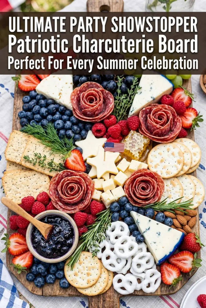 Patriotic Charcuterie Board