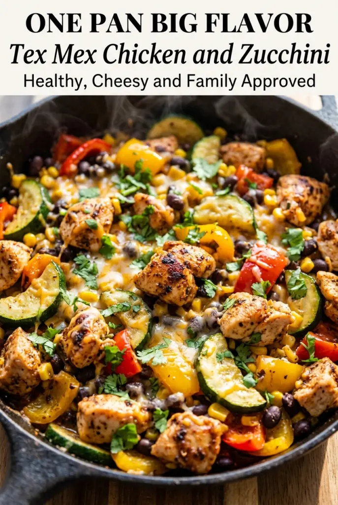 Tex Mex Chicken and Zucchini