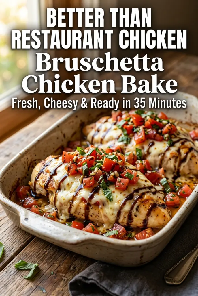Bruschetta Chicken Bake
