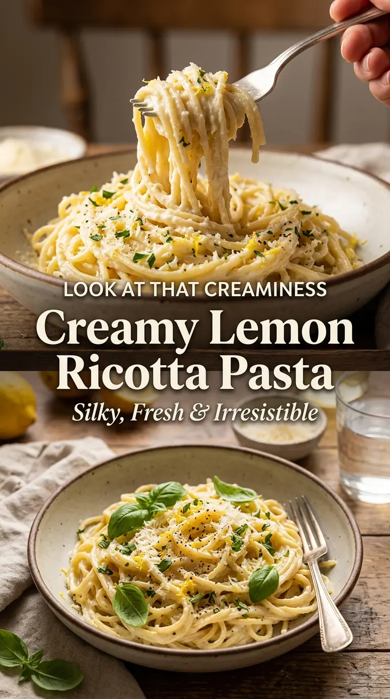 Creamy Lemon Ricotta Pasta