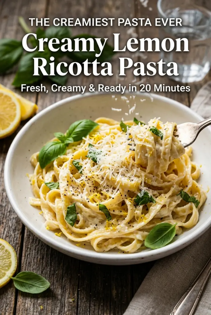 Creamy Lemon Ricotta Pasta