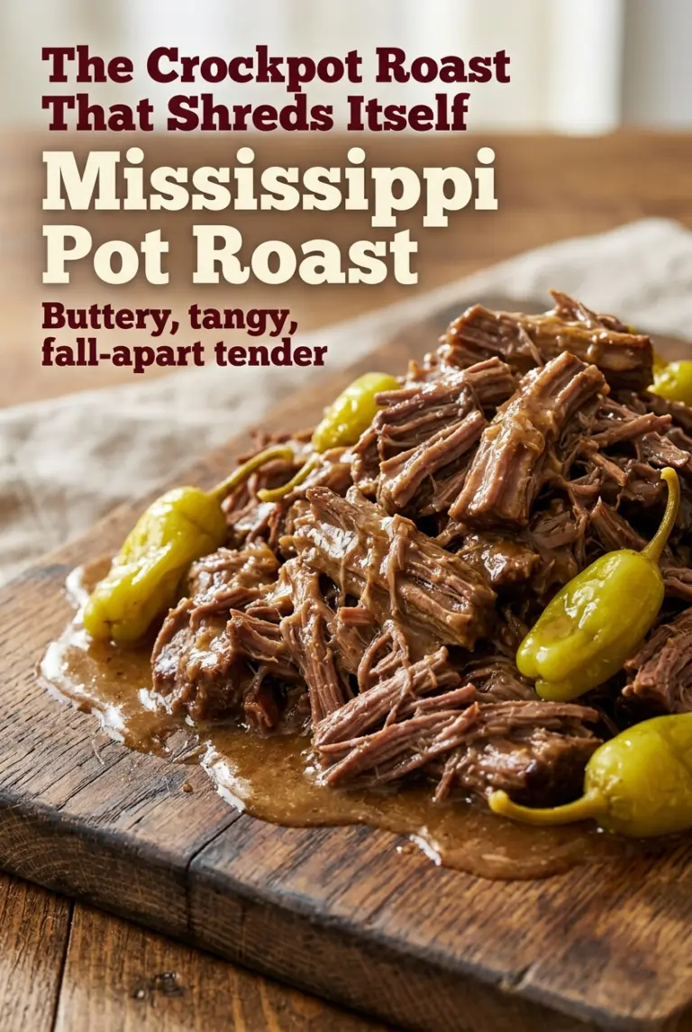 Crockpot Mississippi Pot Roast