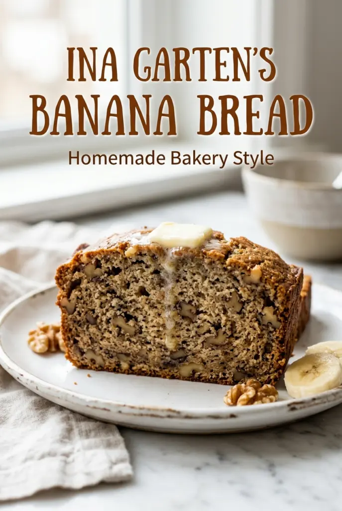 Ina Garten Banana Bread with Sour Cream and Walnuts