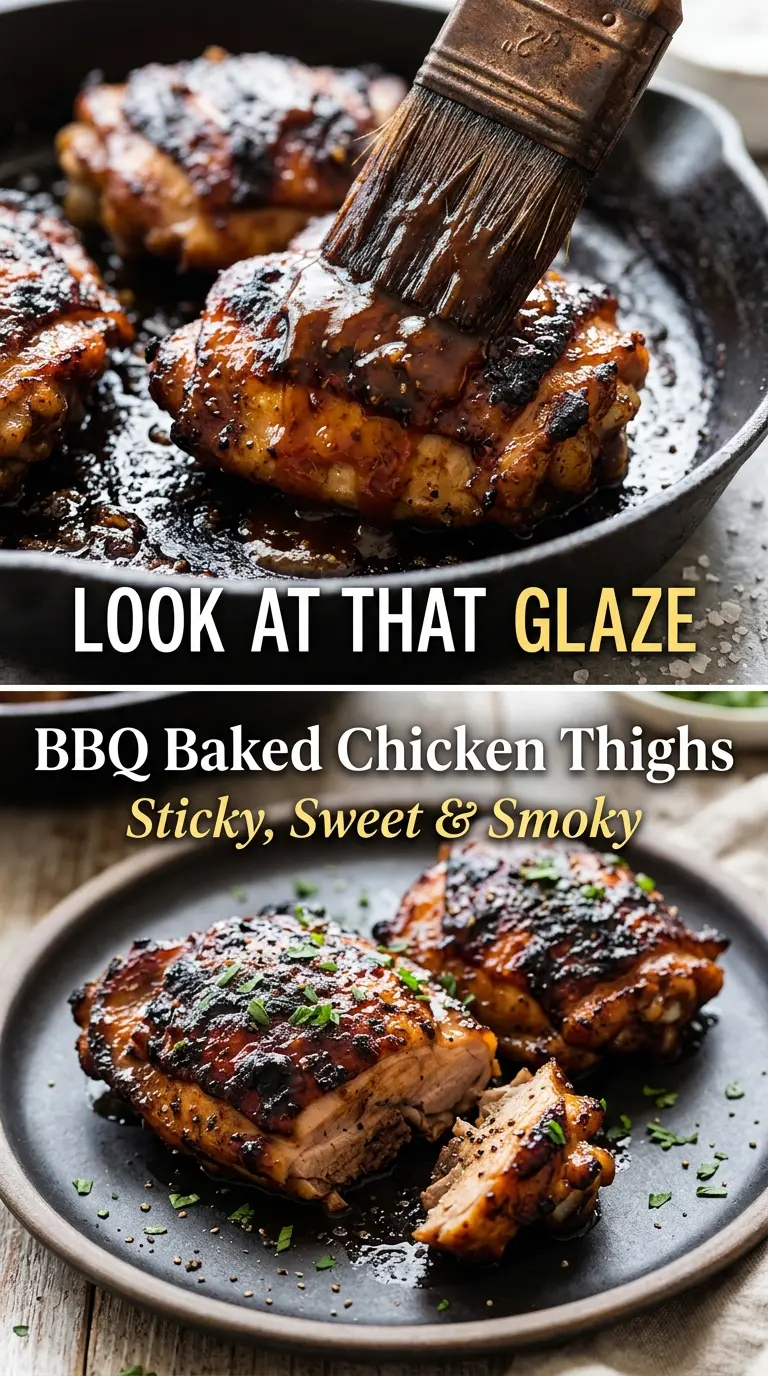 BBQ Baked Chicken Thighs