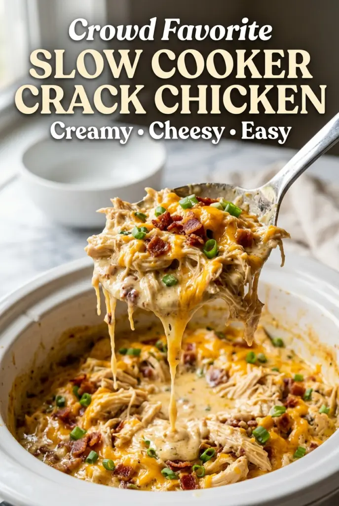 Slow Cooker Crack Chicken
