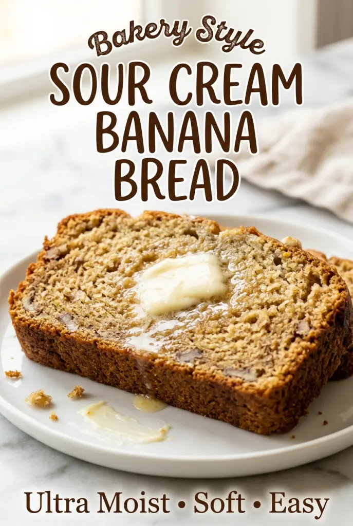 Sour Cream Banana Bread