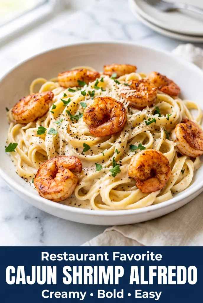 Cajun Shrimp Alfredo