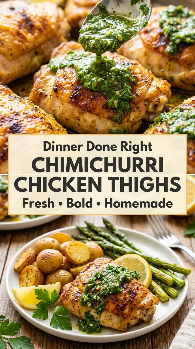 Chimichurri Chicken Thighs