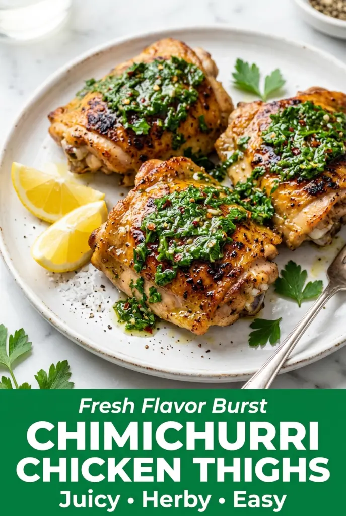 Chimichurri Chicken Thighs