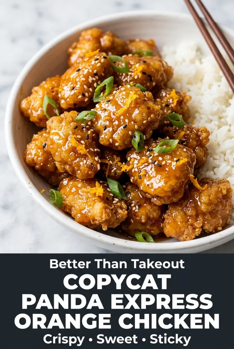 Copycat Panda Express Orange Chicken